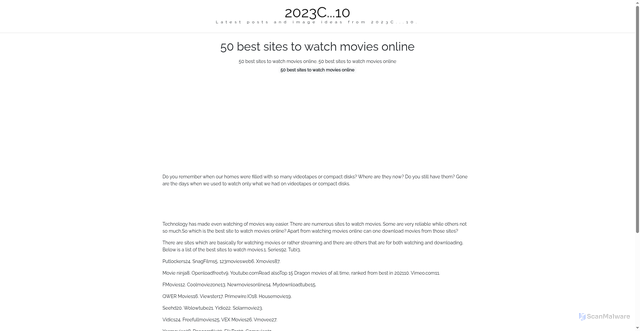 Security scan screenshot of https://cakrawalapixellab-dpet3uwhks0r.edgeone.app/50-best-sites-to-watch-movies-online.html