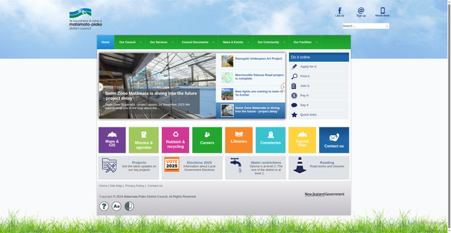 Security scan screenshot of https://www.mpdc.govt.nz/