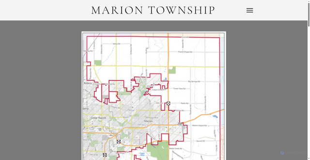 Security scan screenshot of https://www.mariontwplinncoia.gov/