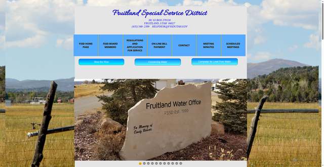 Security scan screenshot of http://www.fssdutah.gov/
