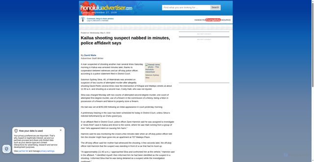 Security scan screenshot of https://the.honoluluadvertiser.com/article/2010/May/05/ln/hawaii5050334.html