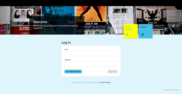 Security scan screenshot of https://wmgconnect.com