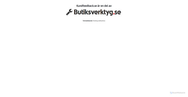 Security scan screenshot of https://kundfeedback.se