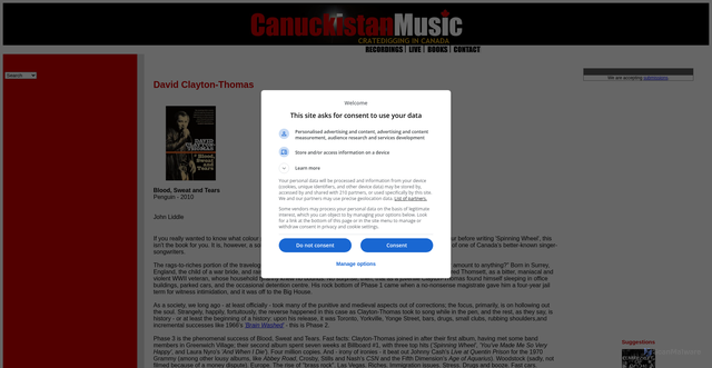 Security scan screenshot of https://ww.canuckistanmusic.com/index.php?maid=293