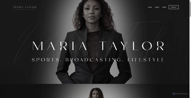 Security scan screenshot of http://www.mariataylortv.com/