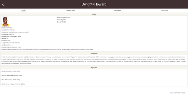 Security scan screenshot of https://m.7msport.com/bdata/datum/data/database/playerinfo_en.html?id=2068&form=no&title=Dwight+Howard