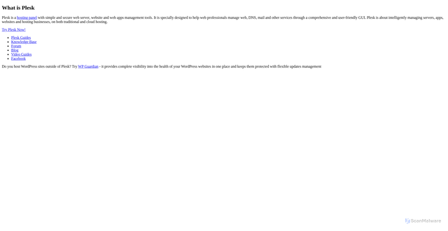 Security scan screenshot of http://hommenstleronlineplesk.cloud/