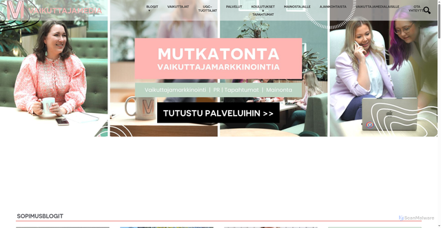 Security scan screenshot of https://vaikuttajamedia.fi