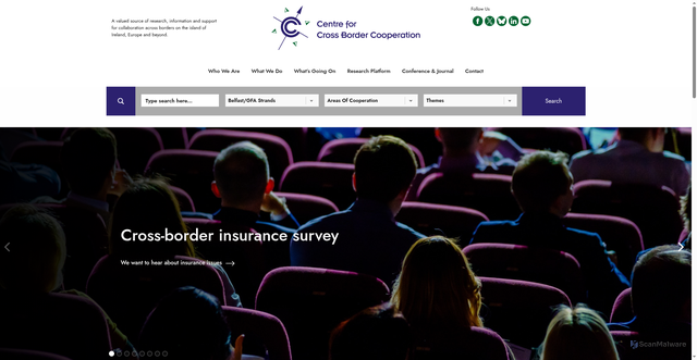 Security scan screenshot of https://crossborder.ie/