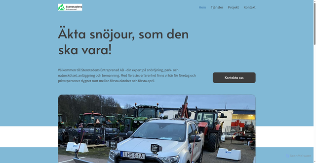 Security scan screenshot of https://stenstadens.se