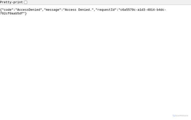 Security scan screenshot of https://aisearch.bj.bcebos.com/