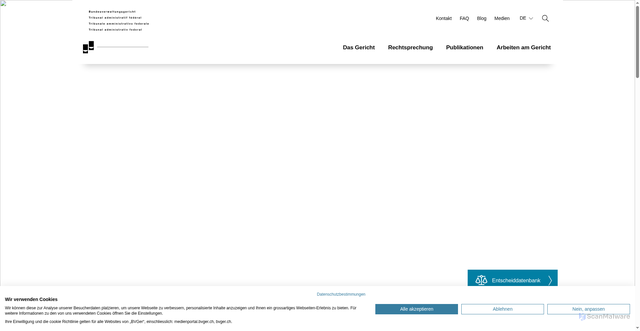 Security scan screenshot of https://www.bvger.ch/de