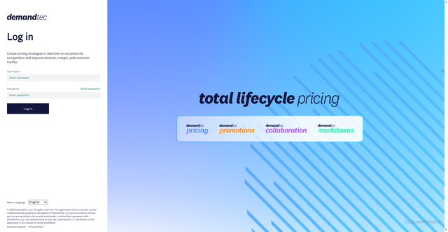 Security scan screenshot of https://savemart.demandtec.com