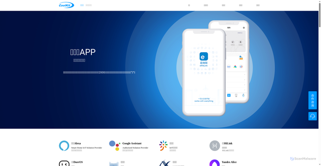 Security scan screenshot of https://coolkit.cn