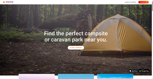 Security scan screenshot of https://anycamp.com.au