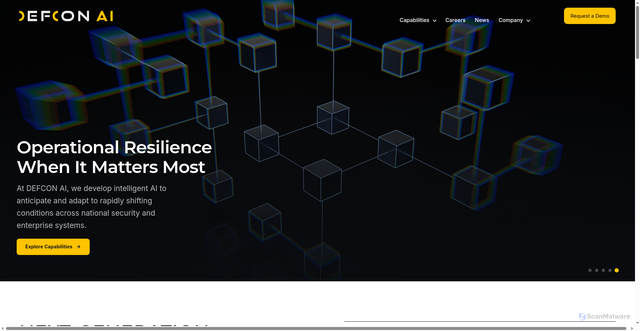 Security scan screenshot of https://www.defconai.com/