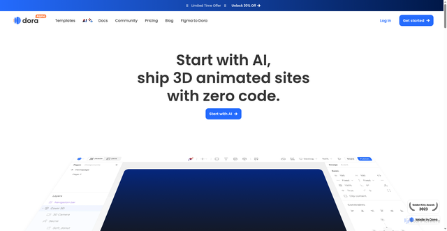 Security scan screenshot of https://dora.run