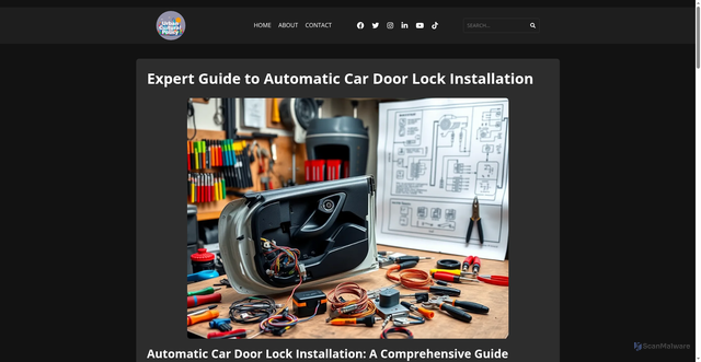 Security scan screenshot of https://wwwurbanculturalpolicycom-dbs.pages.dev/expert-guide-to-automatic-car-door-lock-installation/