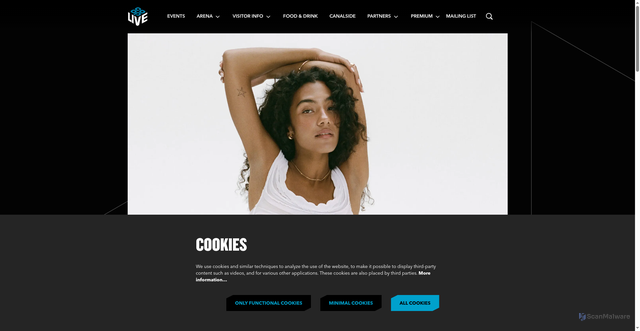 Security scan screenshot of https://www.cooplive.com/events/olivia-dean-ywql