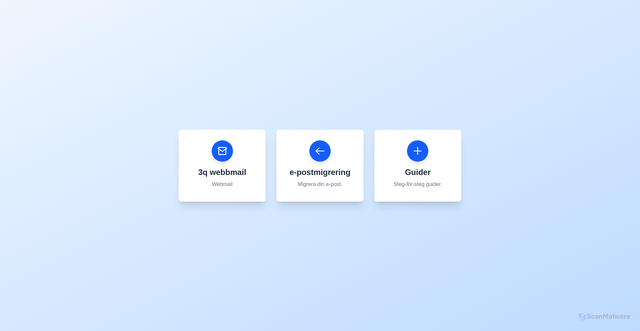 Security scan screenshot of https://3q.se