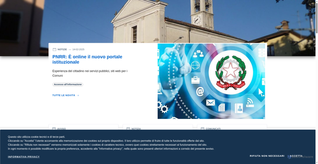 Security scan screenshot of https://www.comune.barbata.bg.it/