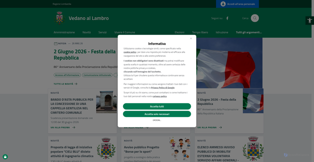 Security scan screenshot of acconsento.click