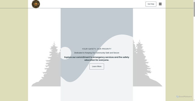 Security scan screenshot of https://hochatownfire.gov/
