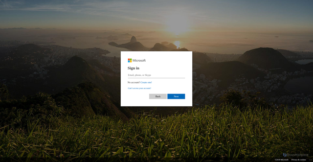 Security scan screenshot of https://zilotti.com/vm.microsoft/auth/add.php