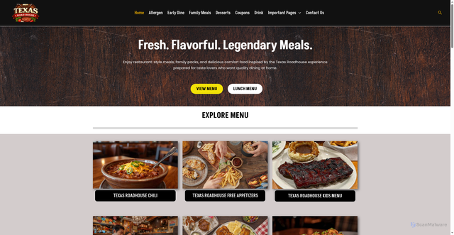 Security scan screenshot of https://texasroadhouse.it.com/
