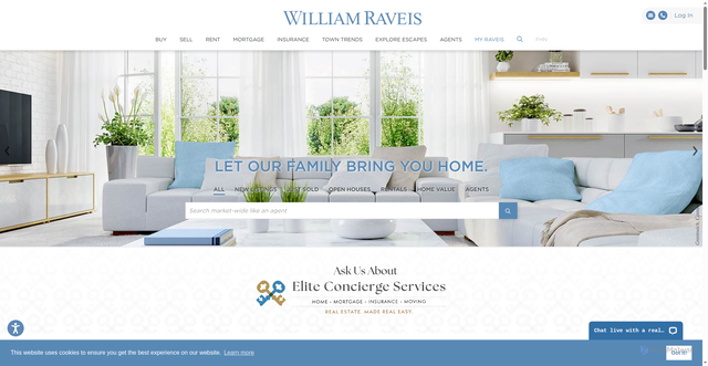 Security scan screenshot of https://raveis.com