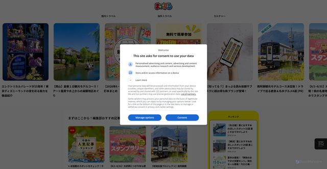 Security scan screenshot of https://mapple.net