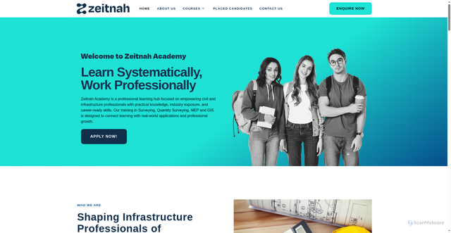 Security scan screenshot of https://zeitnahsurvey.com