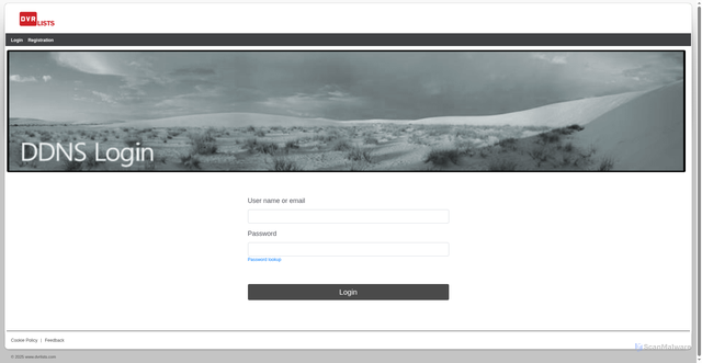 Security scan screenshot of https://dvrlists.com
