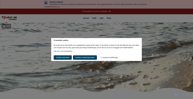 Security scan screenshot of https://www.ovanaker.se/