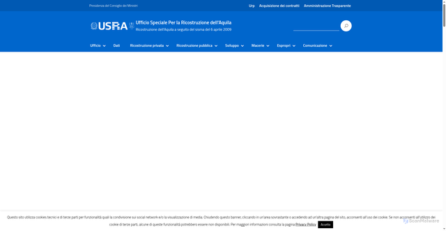 Security scan screenshot of https://usra.it/