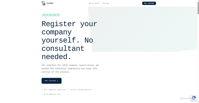 Security scan screenshot of https://formone.pk/