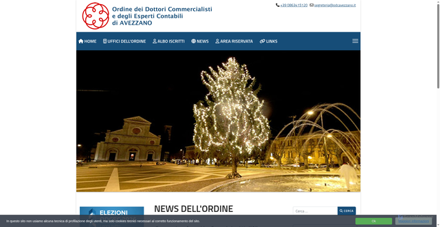 Security scan screenshot of https://www.odcavezzano.it/