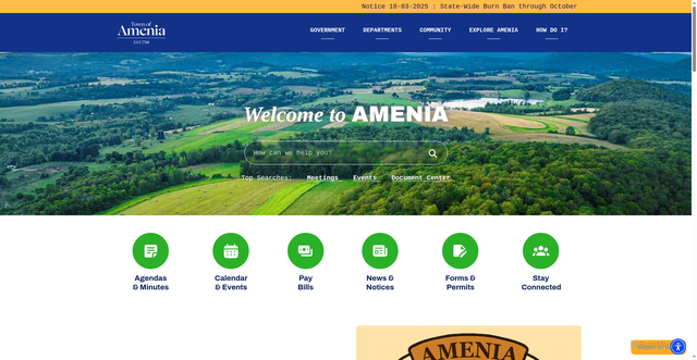 Security scan screenshot of https://ameniany.gov/