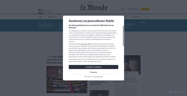 Security scan screenshot of https://autoroutes-reglementpeage.com/as.php