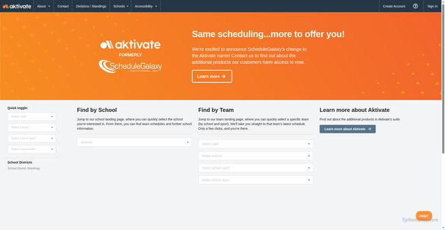 Security scan screenshot of https://schedulegalaxy.com