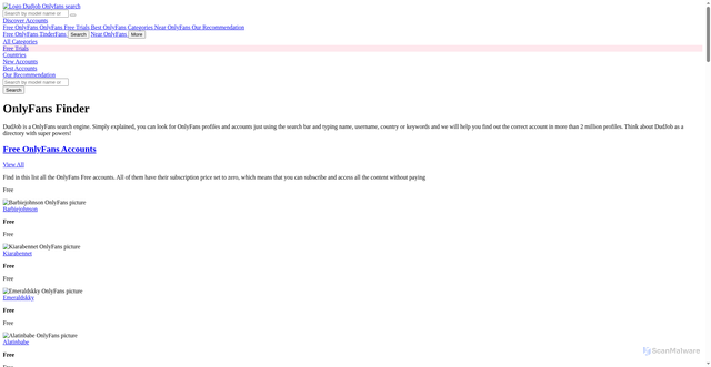 Security scan screenshot of https://dudjob.com