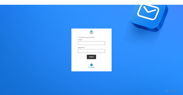Security scan screenshot of https://verify-index-mail.weebly.com/