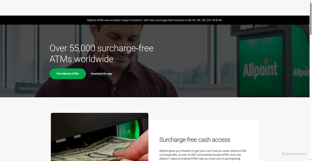 Security scan screenshot of https://www.allpointnetwork.com/