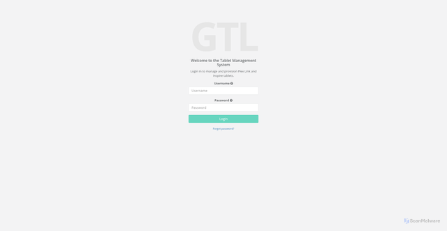 Security scan screenshot of https://management.gtltablets.net