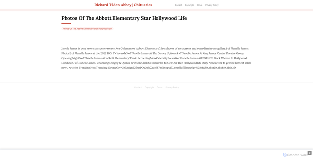 Security scan screenshot of https://africangrovehugo-hrtt52jxs0.edgeone.app/14133-photos-of-the-abbott-elementary-star-hollywood-life.html