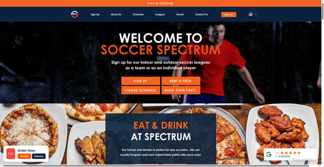 Security scan screenshot of https://www.soccerspectrum.com/
