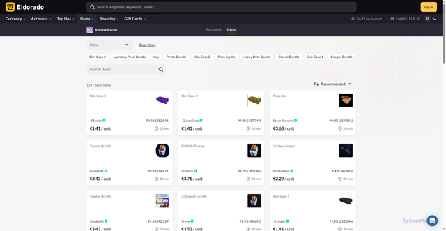 Security scan screenshot of http://robloxrivals.shop/