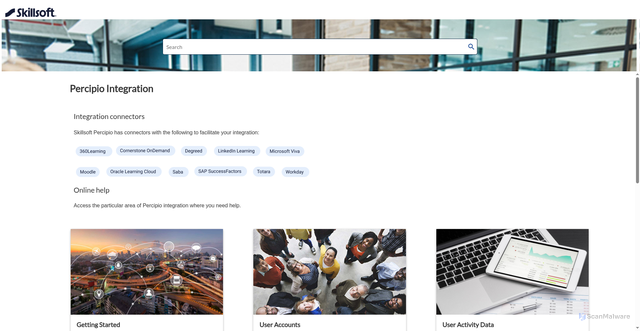 Security scan screenshot of https://dew1-api.percipio.com
