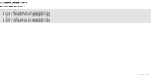 Security scan screenshot of https://pt.pinterest.com/pin/156007574588658341/