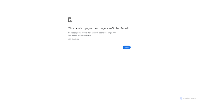 Security scan screenshot of https://x-shu.pages.dev/category/4